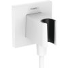 Hansgrohe FixFit E, kolienko s držiakom sprchy, biela matná, HAN-26889700