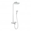 Hansgrohe Raindance Select E, Showerpipe 360 1jet s vaňovým termostatom, biela/chrómová, HAN-27113400