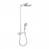 Hansgrohe Raindance Select E, Showerpipe 300 2jet s termostatom ShoweTablet Select 300, biela/chrómová, HAN-27126400