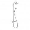 Hansgrohe Croma, Showerpipe 220 1jet s termostatom, chrómová, HAN-27185000