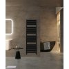 Cerano Cassandra, vykurovacie teleso 1600x500 mm, 859W, rozteč prijenia 462 mm, čierna matná, CER-CER-429628
