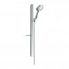 Hansgrohe Raindance Select S, sprchová súprava 120 3jet EcoSmart 9 l/min so sprchovou tyčou 900 mm a poličkou, chrómová, HAN-27649000