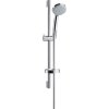Hansgrohe Croma 100, sprchová súprava Vario EcoSmart 9 l/min so sprchovou tyčou 65 cm a miskou na mydlo, chrómová, HAN-27776000