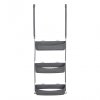 Erga Wiki, závesný organizér do kúpeľne z PVC, 3 police, šedá, ERG-YKA-CH.WIKI-3-GRY