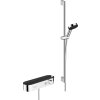 Hansgrohe Pulsify Select S, sprchová súprava 105 3jet Relaxation s termostatom, sprchovou tyčou 90 cm, chrómová, HAN-24270000