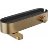 Hansgrohe ShowerTablet Select, termostatická vaňová batéria 400 na stenu, kartáčovaný bronz, HAN-24340140