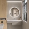 Erga Sofia, okrúhle LED zrkadlo 80cm, 1840 lm, 3 farby svetla, ERG-V01-207-8080