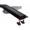 Rea NEOX Superflow, odtokový sprchový žľab 90 cm, čierna matná, REA-G7808