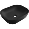 Mexen ROSA umývadlo, 50x40 cm, čierna, 21095085
