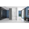 Rea Rapid Slide, sprchovací kút s posuvnými dverami 150(dvere) x 80(stena), 6mm číre sklo, chrómový profil, KPL-K5616