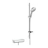 Hansgrohe Raindance Select S, sprchová súprava 150 3jet s termostatom Ecostat Select a sprchovou tyčou 90 cm, biela/chrómová, HAN-27037400