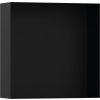 Hansgrohe XtraStoris Minimalistic, výklenok do steny 300x300x100mm, čierna matná, HAN-56073670
