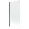 Mexen Next, 1-krídlová vaňová zástena 90 x 150 cm, 6mm číre sklo, grafitová, 895-090-000-00-00-95