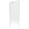 Mexen Next, 1-krídlová vaňová zástena 80 x 150 cm, 6mm číre sklo, oceľová, 895-080-000-00-00-97