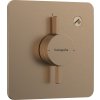Hansgrohe DuoTurn Q, batéria pod omietku pre 1 spotrebič, kartáčovaný bronz, HAN-75614140