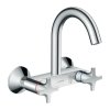 Hansgrohe Logis M32, kuchynská batéria s dvoma kohútikmi Eco, chrómová, HAN-71284000