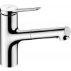 Hansgrohe Zesis M33, páková kuchynská batéria 150, vyťahovacia sprška, 2jet, sBox, chrómová, HAN-74821000