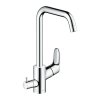 Hansgrohe Focus M41, kuchynská páková batéria 260, uzatvárací ventil pre spotrebič, chrómová, HAN-31823000
