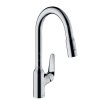 Hansgrohe Focus M42, drezová batéria M429-H220 s výsuvnou spŕškou, chrómová, HAN-71800000