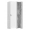 Hansgrohe XtraStoris Rock, výklenok do steny, s dvierkami, 300x150x100 mm, matná biela, HAN-56082700
