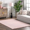 Rea, Hodvábny vysoký koberec Rabbit Pink, SHG-08488