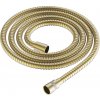 Deante, sprchová hadica 150cm s oceľovým opletením, zlatá matná, DEA-NDA_R53W