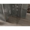 Mexen Omega, sprchovací kút s posuvnými dverami 100 (dvere) x 100 (stena) cm, 8mm číre sklo, chrómový profil, 825-100-100-01-00