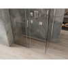 Mexen Omega, sprchovací kút s posuvnými dverami 140 (dvere) x 70 (stena) cm, 8mm číre sklo, chrómový profil, 825-140-070-01-00