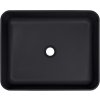 Deante Temisto, granitové umývadlo na dosku 500x400x120mm, čierna matná, DEA-CQT_NU5S