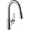 Hansgrohe Focus M42, drezová batéria M4216-H180 s výsuvnou spŕškou, sBOX, chrómová, HAN-71821000