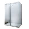 49159 6 mexen omega 3 stenny sprchovaci kut 160x80cm 8mm sklo chromovy profil cire sklo 825 160 080 03 00
