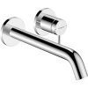 Hansgrohe Tecturis S, páková umývadlová batéria EcoSmart+ pod omietku s výtokom 225 mm, chrómová, HAN-73351000