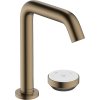 Hansgrohe Tecturis S, dvojotvorová umývadlová batéria 150 CoolStart EcoSmart+ s odtokovou súpravou, kartáčovaný bronz, HAN-73353140