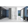Rea Rapid Slide, sprchovací kút s posuvnými dverami 150(dvere) x 100(stena), 6mm číre sklo, chrómový profil, KPL-K5624