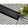 Rea Neox Pro Black, odtokový sprchový žľab 90 cm, čierna matná, REA-G7804