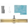 Rea Neox Slim Pro Gold, odtokový sprchový žľab 100 cm, zlatá lesklá, REA-G5804