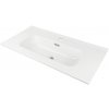 Deante Tubo, keramické umývadlo na zapustenie 800x385x160 mm, biela lesklá, DEA-CTU_6U8M