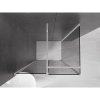 Mexen Velar, sprchový kút s posuvnými dverami 110 x 90 cm, 8mm šedé sklo, chrómová, 871-110-090-41-01