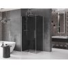 Mexen Velar, sprchový kút s posuvnými dverami 120 x 85 cm, 8mm šedé sklo, chrómová, 871-120-085-41-01