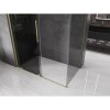 Mexen Velar, sprchový kút s posuvnými dverami 150 x 70 cm, 8mm šedé sklo, zlatá matná, 871-150-070-41-55