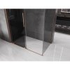 Mexen Velar, sprchový kút s posuvnými dverami 150 x 85 cm, 8mm šedé sklo, medená matná, 871-150-085-41-65