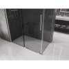 Mexen Velar, sprchový kút s posuvnými dverami 160 x 90 cm, 8mm šedé sklo, brúsená oceľ, 871-160-090-41-97