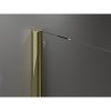 Mexen Velar, sprchový kút s posuvnými dverami 120 x 90 cm, 8mm sklo námraza, zlatá lesklá, 871-120-090-31-50