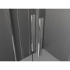 Mexen Velar Duo, sprchový kút s posuvnými dverami 100 x 90 cm, 8mm sklo námraza, chrómová, 871-100-090-32-01