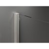 Mexen Velar, sprchový kút s posuvnými dverami 140 x 70 cm, 8mm sklo námraza, brúsená oceľ, 871-140-070-31-97