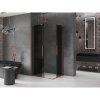 Mexen Velar L Duo, sprchový kút s posuvnými dverami 100 x 90 cm, 8mm šedé sklo, ružové zlato, 871-100-090-02-43-60