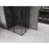 Mexen Velar L Duo, sprchový kút s posuvnými dverami 100 x 90 cm, 8mm šedé sklo, brúsený grafit, 871-100-090-02-43-95