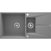 Deante Corio, 1,5-komorový granitový drez 970x500x215mm, šedá metalíza, DEA-ZRC_S513