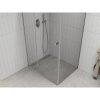 Mexen Roma, sprchovací kút 95 (dvere) x 80 (stena) cm, 6mm číre sklo, chrómový profil, 854-095-080-01-00