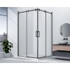 Gelco, DRAGON BLACK sprchové dvere rohový vchod 800 mm, číre sklo, GD4280B
